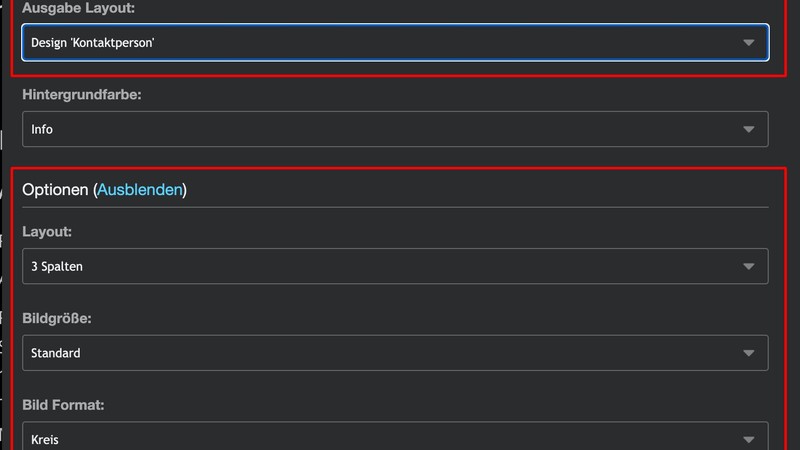 Screenshot des Plugin-Formulars für »037 ANiS ohne Suche«
