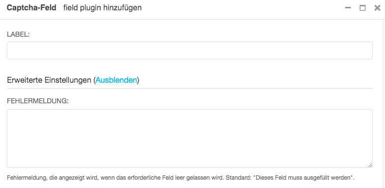 Captcha-Plugin