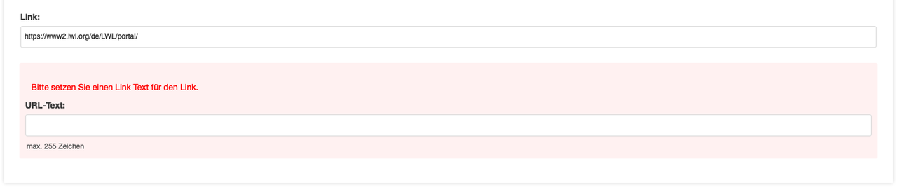 Link-LinkText Leichte Sprache Inhalte