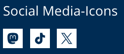 Screenshot neue Social Media-Icons